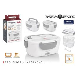 Inde Fiambrera Eléctrica Extraíble Thermosport de 1.5 L, 23.5 x 10.5 x 17 cm (6 Unidades) Precio: 42.50000007. SKU: B17V6KQASS
