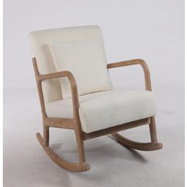 DKD Home Decor Mecedora Moderno Blanco Natural 88 x 78 x 66 cm Precio: 291.50000011. SKU: B12J7M2B5V