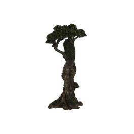 DKD Home Decor Figura Verde Marron Resina 10 x 31 x 15 cm (2 Unidades)