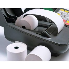 Rollo Sumadora Termico Q-Connect 80 mm Ancho X 60 mm Diametro Sin Bisfenol A Papel De 70 gr-M2 10 unidades