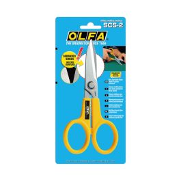 Olfa Tijeras multiusos SCS-2 de acero inoxidable, 172.8 mm, para diestros y zurdos Olfa Tijeras multiusos SCS-2 de acero inoxidable, 172.8 mm, para diestros y zurdos