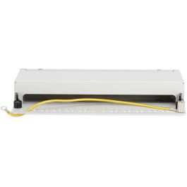 Digitus Patchpanel Modular de Sobremesa 12 Puertos RJ-45 Apantallado, 1U, Color Gris
