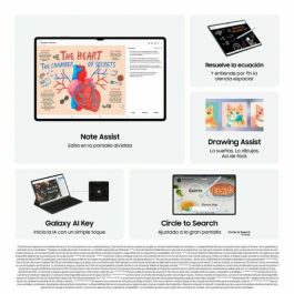 Samsung Galaxy Tab S10 Ultra Tablet - 14.6" Dynamic AMOLED 2X, 12GB RAM, 256GB Almacenamiento, Octa-Core, Cámara Dual 13MP+8MP, Android, Gris