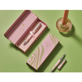 Belius Ink Dreams Boligrafo Aluminio Rosa Verde Matcha Plateado Caja Diseño Tinta Azul 1mm Unlock Your Dreams