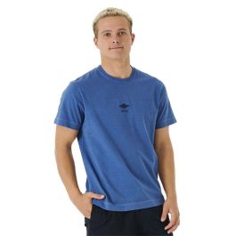 Camiseta de Manga Corta Hombre Rip Curl 03VMTE-8152 Azul (XL)