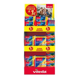 Vileda Expositor "Momentos" incluye bayetas y estropajos (Microfibra Universal, Ultra Fresh, Salvauñas Plus) Precio: 196.94999995. SKU: B13XWJ2JML