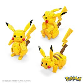 Mega Bloks Pokemon Pikachu Gigante Fvk81 30cm Figura Construible Articulada +8 Años