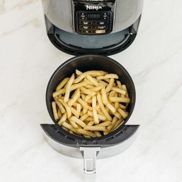 Ninja AF100EU Freidora de Aire 4 en 1, 3.8L, 1550W, Apto para Congelados, 4 Funciones: Freír, Asar, Recalentar, Deshidratar