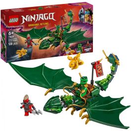 LEGO 71829 Ninjago Dragón Verde del Bosque de Lloyd Set de Construcción con 2 Minifiguras y Dragón Bebé Juguete para niños +6 años