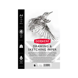 Derwent Bloc Dibujo Esbozo DIN A4 30 Hojas 165 g/m2