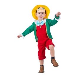 Disfraz pinocho (gorro, careta, chaqueta y peto) talla 3-4 años Disfraz pinocho (gorro, careta, chaqueta y peto) talla 3-4 años
