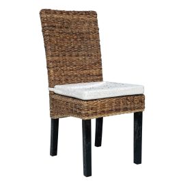 Giner y Colomer - Lote de 2 Sillas de Rattán con Cojín, Color Natural, 108x48x49 cm Precio: 544.4879. SKU: B1JZS9B9FR