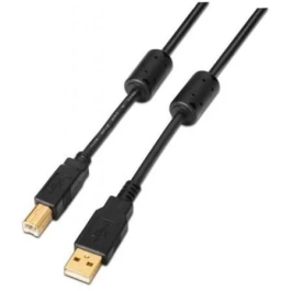 Cable USB 2.0 A a USB B NANOCABLE 10.01.1203 Negro 3 m (1 unidad)