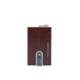 Blue Square, Tarjetero de cuero, Sistema deslizante cuadrado con bolsillo para monedas con cremallera, PP5359B2R-MO, Caoba, Para hombres Precio: 56.58999995. SKU: B1FD43KP5X