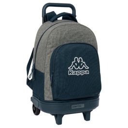 Mochila Escolar con Ruedas Kappa Dark navy Gris Azul marino 33 X 45 X 22 cm Precio: 37.50000056. SKU: B16J9TD6J3