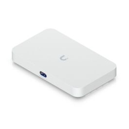 Ubiquiti Cloud Gateway Fiber Desktop 10G SFP+/10 GbE RJ45 con Switch Integrado 4 Puertos 2.5 GbE y PoE+ para Sistemas UniFi