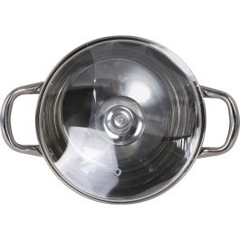 Inde Cacerola Acero Inoxidable 20 cm 4L con Tapa 'New Neron' (4 Unidades)