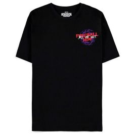 DIFUZED Camiseta Fireball Him Stranger Things 100% Algodón Talla L