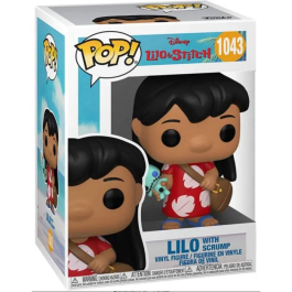 Funko Figura POP Disney Lilo and Stitch Lilo with Scrump 9cm Vinilo en Caja Regalo