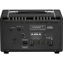 Hiwatt Amplificador Acústico Combo Leeds AC 60W con 2 Canales, Chorus y Reverb