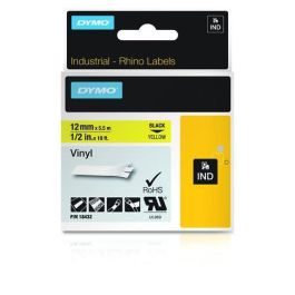 Dymo Rhino Cinta De Etiquetas Industrial Adhesiva Id1-12, Negro Sobre Amarillo De 12 mmx5´5M, Vinilo S0718450 Precio: 19.49999942. SKU: B1JMXQKNVF