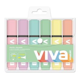 Marcador Fluor Molin Pastel Bolsa De 6 Colores Precio: 4.79000038. SKU: B1BDPPPSXY