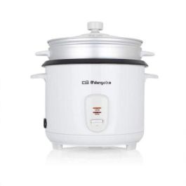 Orbegozo CO 3031 Olla Eléctrica Cocedor de Arroz y Vaporera, 700W, 1.8L, Capa Antiadherente, Apagado Automático y Mantener Calor