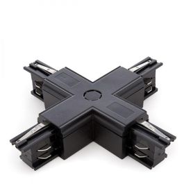 Conector + Carril Trifásico Negro Conector + Carril Trifásico Negro