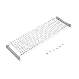 Emuca Escurreplatos para módulos altos Suprastar, módulo 900mm, Acero, Cromado