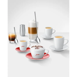 Jura Juego de 2 Mini Vasos para Café con Leche Machiato, 220 ml - H10,5 cm, JUR7610917717927