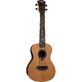 Lag Ukelele Tiki Uku Concert con Cuerpo Sapele y Acabado Satinado, Funda Incluida - TKU10C