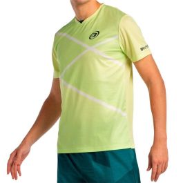 Camiseta de Manga Corta Hombre Bullpadel Ladra 059 Amarillo Pádel 44 2/3