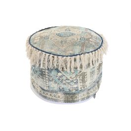 DKD Home Decor Cojín de Suelo Árabe Casablanca 40x40x40 cm Azul Marrón Beige Poliéster Hecho a Mano con Cremallera Precio: 62.68999957. SKU: S3041533