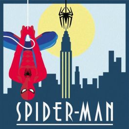 CreArt 20x20 cm Spider Man, Ocio creativo, 23891, Ravensburger CreArt 20x20 cm Spider Man, Ocio creativo, 23891, Ravensburger