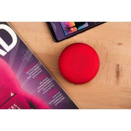 Veho M3 Altavoz Bluetooth Inalámbrico Portátil Ultra Compacto Batería Recargable 12 Horas TWS Rojo