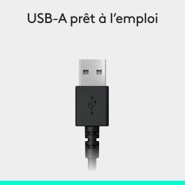 Logitech H390 Auriculares USB para Ordenador con Micrófono con Cancelación de Ruido