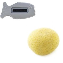 Thermobaby Vasco 9 en 1 Pack de Baño Completo para Bebé con Bañera, Termómetro y Accesorios - Charm Grey Thermobaby Vasco 9 en 1 Pack de Baño Completo para Bebé con Bañera, Termómetro y Accesorios - Charm Grey