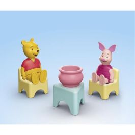 PLAYMOBIL JUNIOR 71693 Winnie the Pooh y Piglet con cabaña