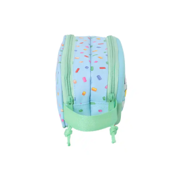 Safta Portatodo Doble 3D Bluey 21x8x6 cm