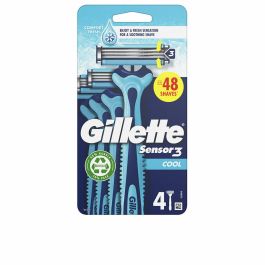 Gillette Sensor3 Cool Cuchilla Afeitar Desechables 4 Unidades Precio: 3.99000041. SKU: B135F42VKL