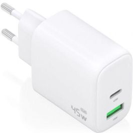 Aisens Cargador de Pared GaN A110-0971 45W 1xUSB Tipo-C PD3.0 QC4.0 1xUSB-A QC3.0 Blanco Precio: 10.89. SKU: B15TCVBBWR