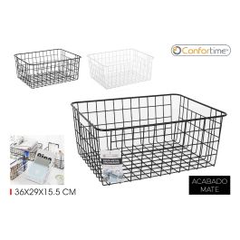 Cesta de Metal Organizadora 36x29x15.5 cm Confortime (12 Unidades) Precio: 62.50000053. SKU: B17QT47MJV