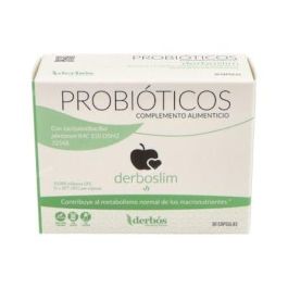DERBOS Derboslim 30 cápsulas con Probióticos, Biotina y Cromo para el metabolismo normal de macronutrientes, Apto para veganos Precio: 16.5. SKU: B14CWLT7C7