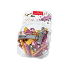Faber castell Textliner 46 Rotulador Fluorescente Metálico, Bombonera 80 Unidades, Colores Surtidos
