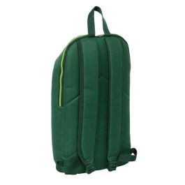 Mini Mochila Safta Con Cremallera Vertical Resistente Al Agua Real Betis Balompie 390x220x100 mm Mini Mochila Safta Con Cremallera Vertical Resistente Al Agua Real Betis Balompie 390x220x100 mm