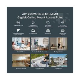 TP-Link FESTA F54 Access Point AC1750 Doble Banda 2.4 GHz 5 GHz 1300 Mbit/s