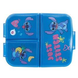 Stor Sandwichera Infantil Stitch Palms con múltiples compartimentos 19x14x7 cm para +3 años Stor Sandwichera Infantil Stitch Palms con múltiples compartimentos 19x14x7 cm para +3 años