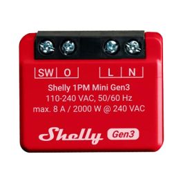 Shelly Módulo switch Mini 1PM Gen3 Wi-Fi BT