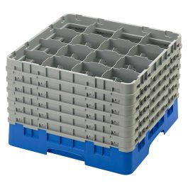 CAMBRO - 16S1214-168 - Cesta de lavado 16 comp. 6 alturas - 10,9 cm Ø máx. - alt. máx. 32,3 cm - 50 x 50 x 34,9 cm - Azul Precio: 116.89000026. SKU: B1EKTZNJTE
