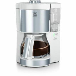Melitta 1025-05 Cafetera de Filtro Look V Perfección Blanca, 10 Tazas (1.25L), AromaSelector, Acero Inoxidable Precio: 84.89000025. SKU: B19ZG222RR